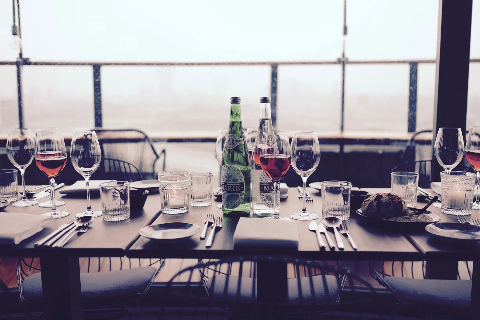 A glass in the Winelands, under the mountains.
